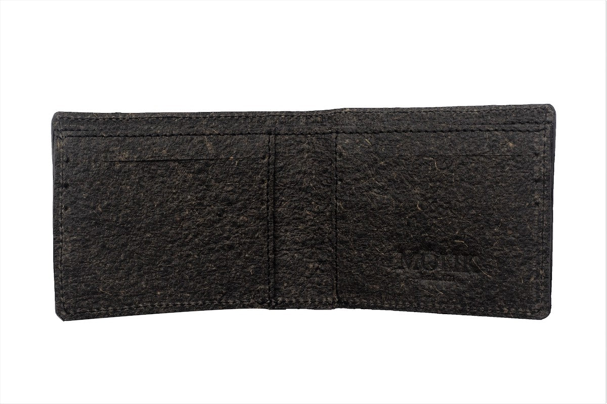 Charcoal Classic Coconut Leather Men Wallet