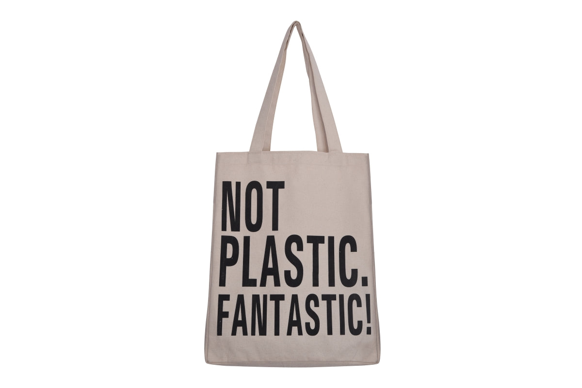 Not Plastic Fantastic Canvas Tote Bag
