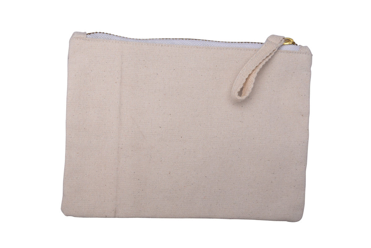 Too Glam to Give A Damn Canvas Makeup Pouch