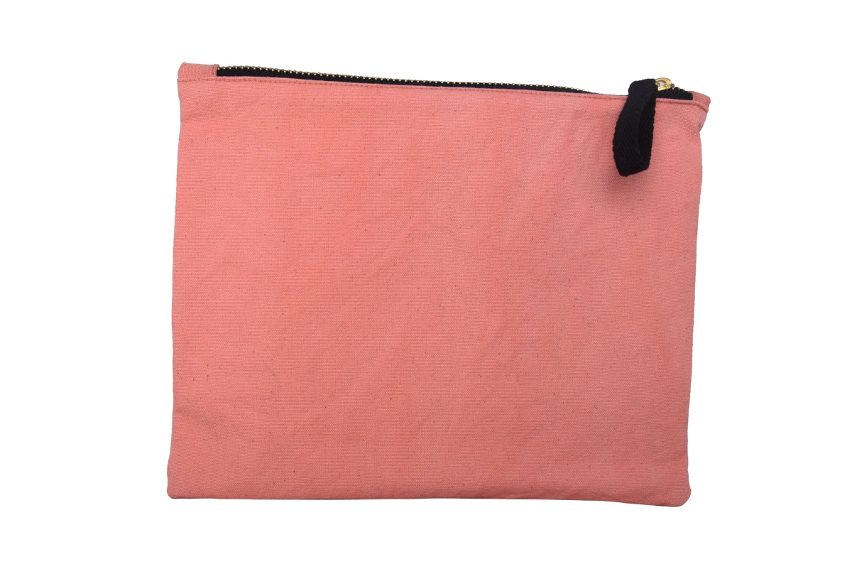 Too Glam to Give A Damn Canvas Makeup Pouch