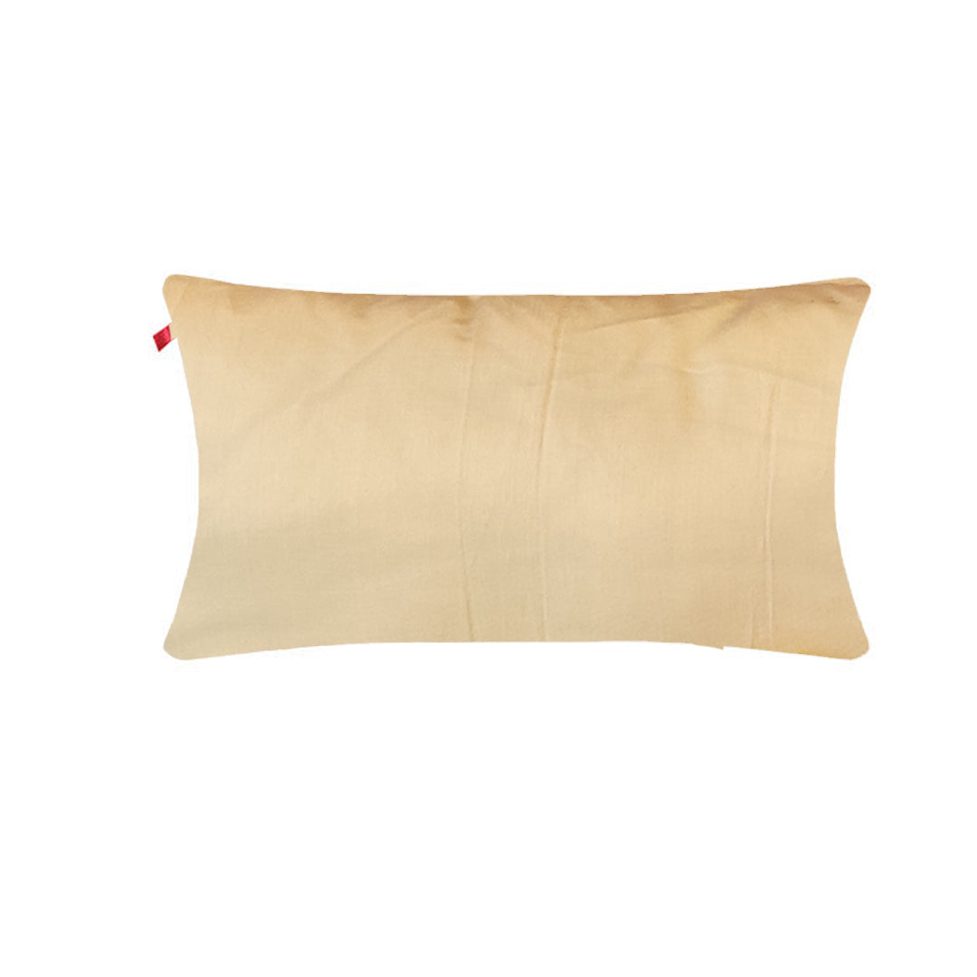 Geometric Patterned Lemon Yellow Cushion Cover