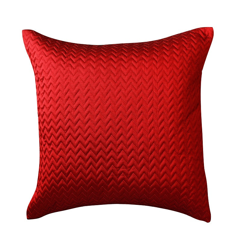 Cross Stitched 16 X 16 Cushion Covers (Pack of 2)
