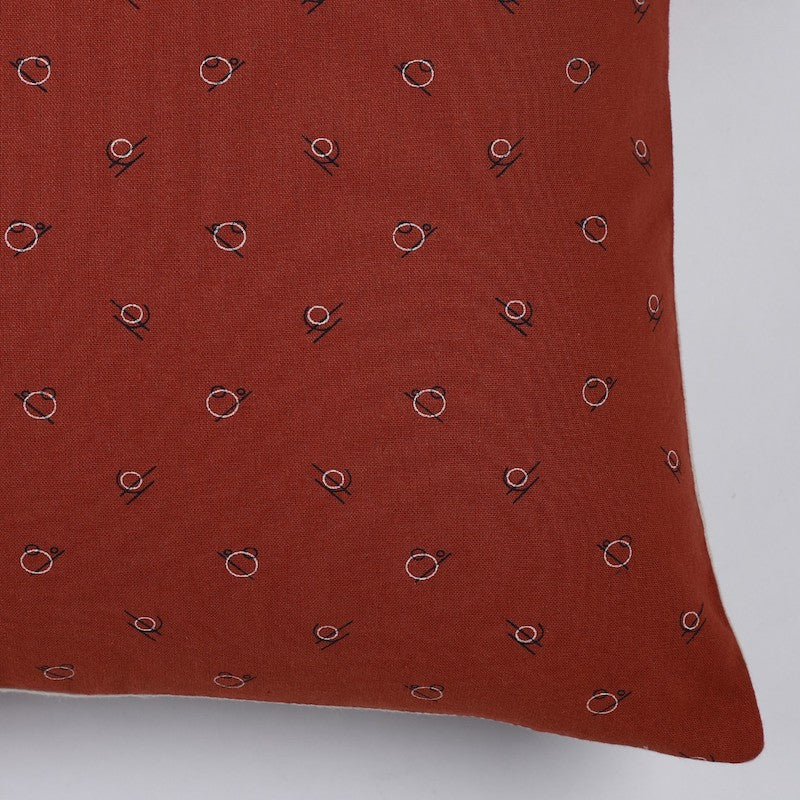Yin Yang Red & White Cushion Covers (Set of 5)