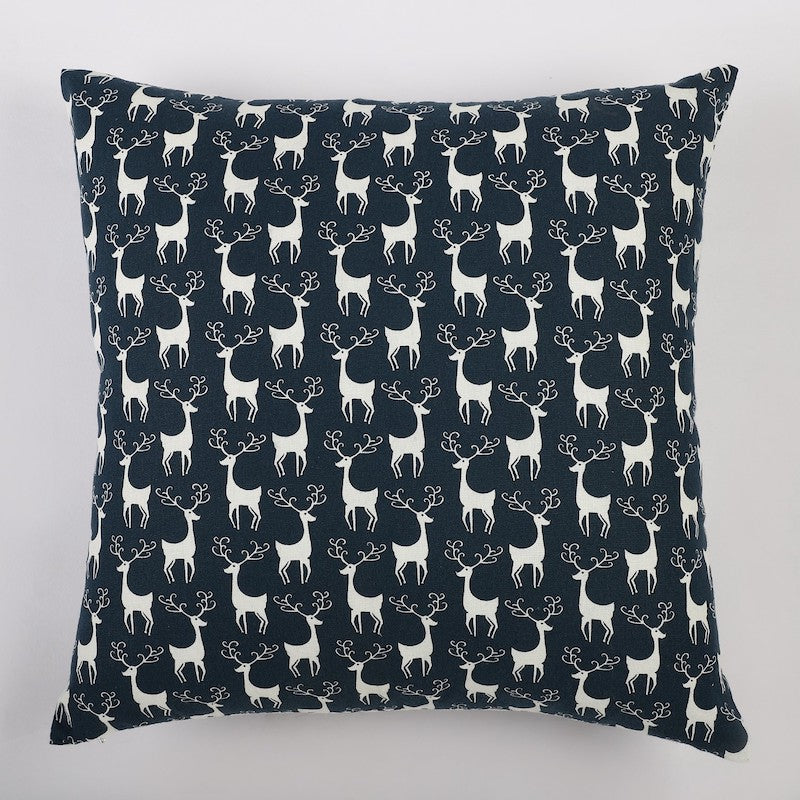 Reversible Blue & White Printed Cushion Covers (Set of 5)