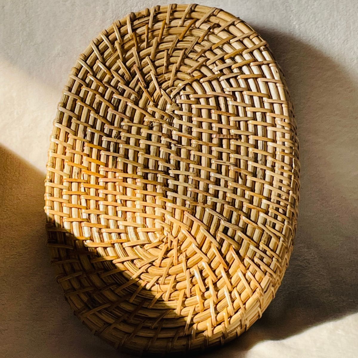 Oval Natural Weave Kosh Tray