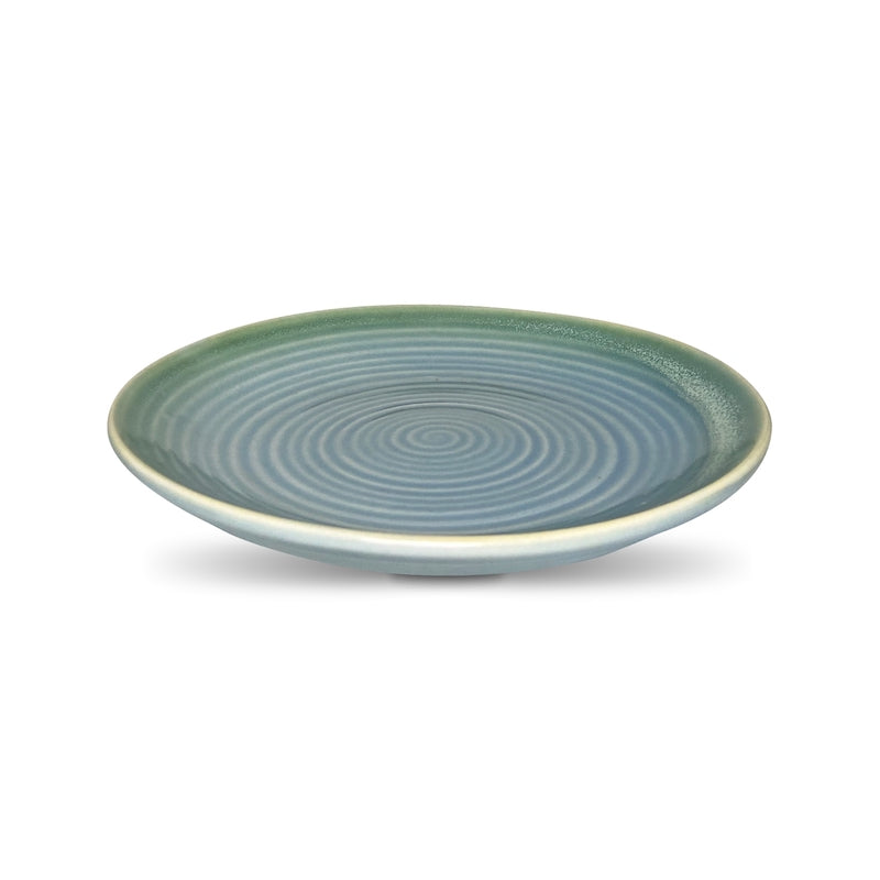 Sea Green Side Plates & Mugs Combo (Set of 2)
