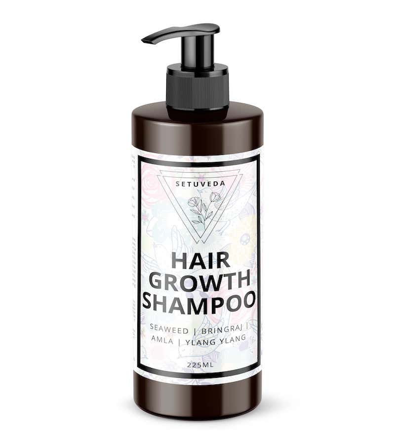 Hair Growth Shampoo with Seaweed & Amla