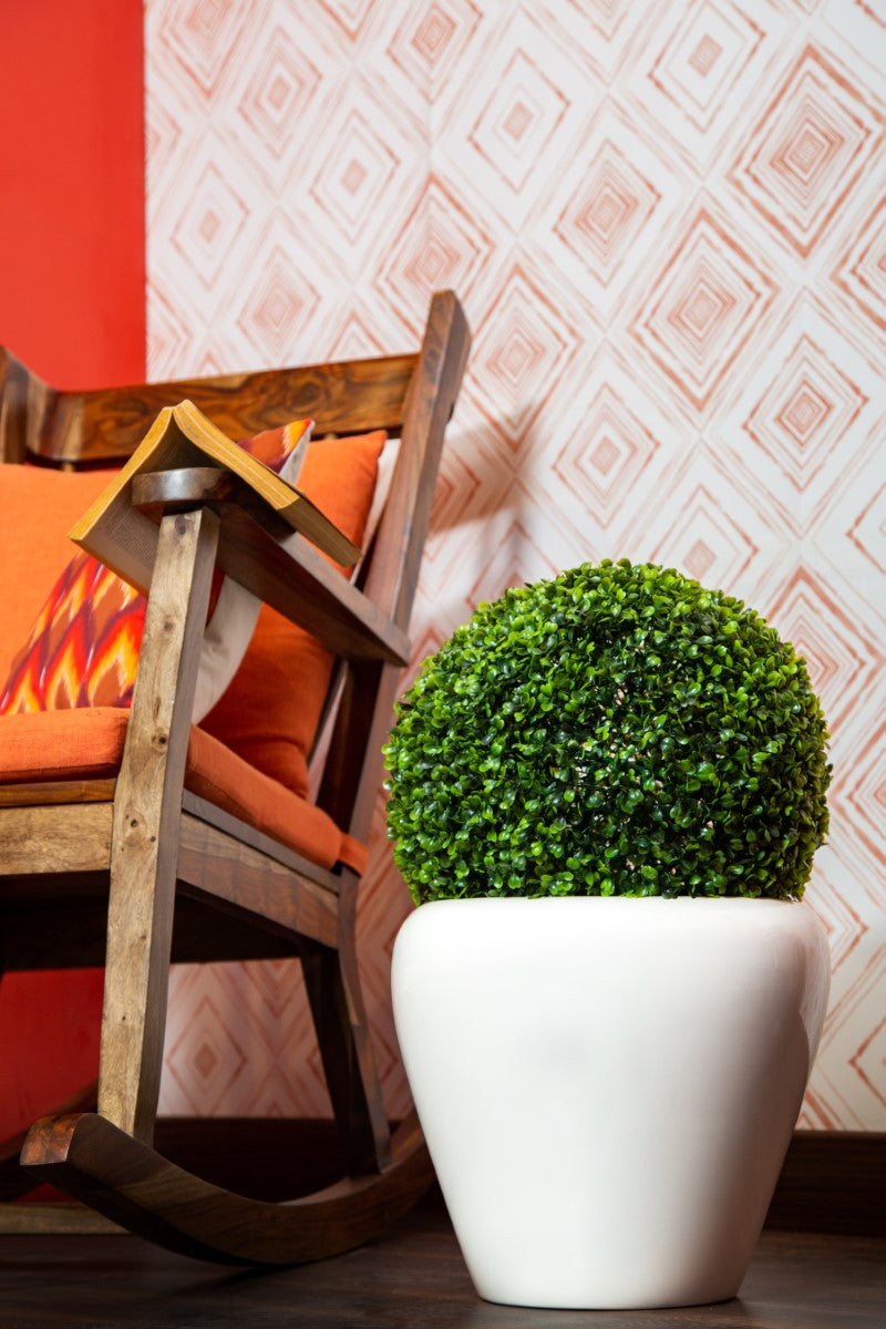 Apple Shaped Floor Standing Planter