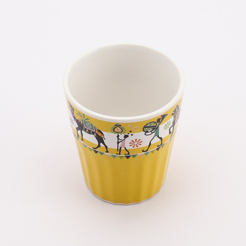 Ceramic Rainbow Elephant Kullad - Set of  6