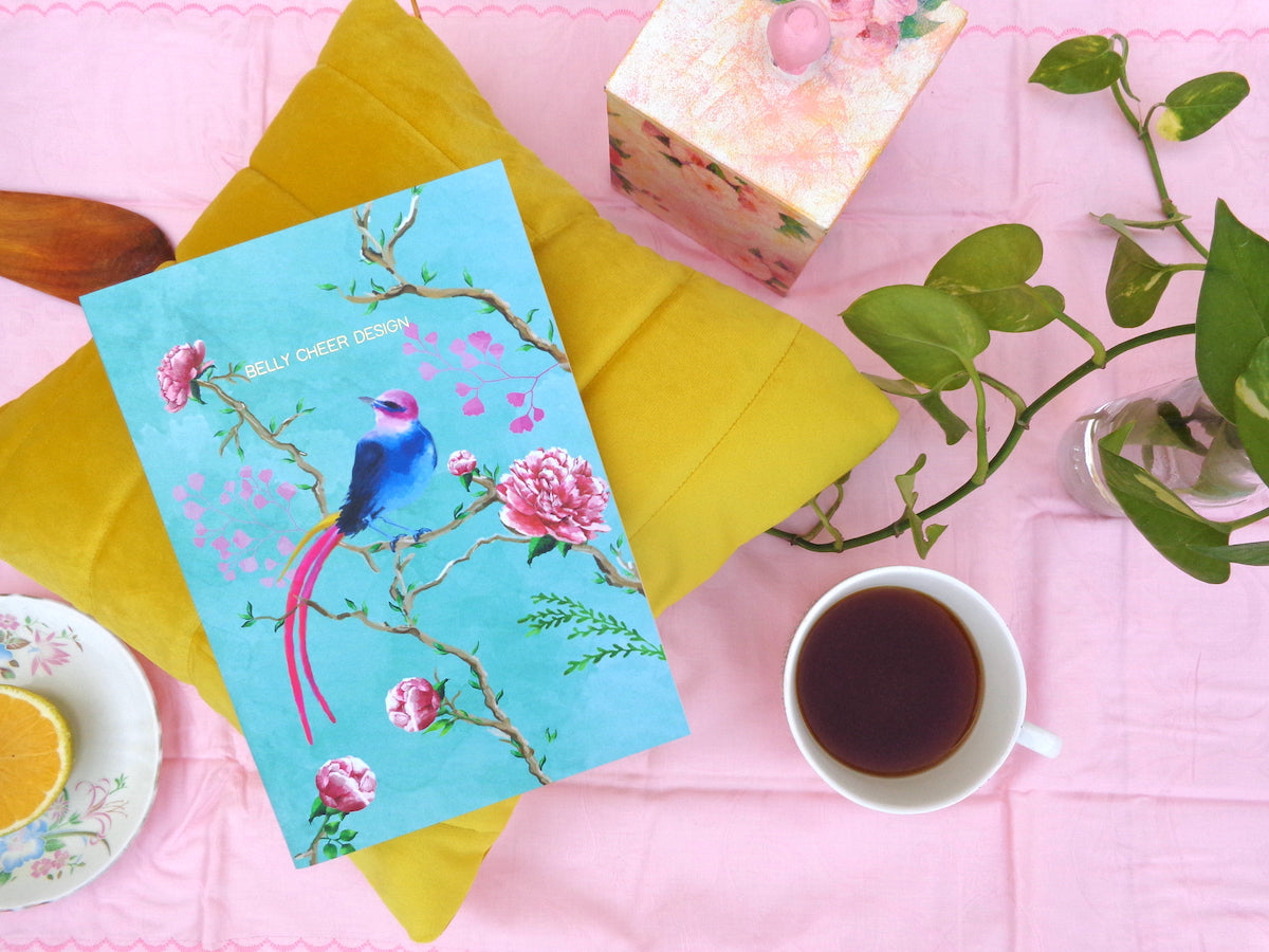 Teal in Paradise Softcover Notebook (Ruled)