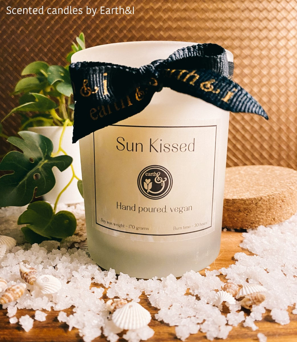 Sunkissed Flower Scented Vegan Candle