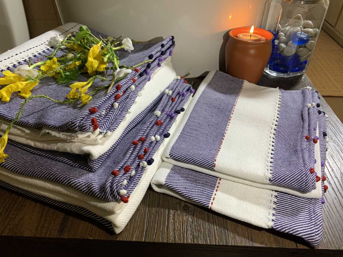 Handspun Handwoven Earthy Super Soft Towel
