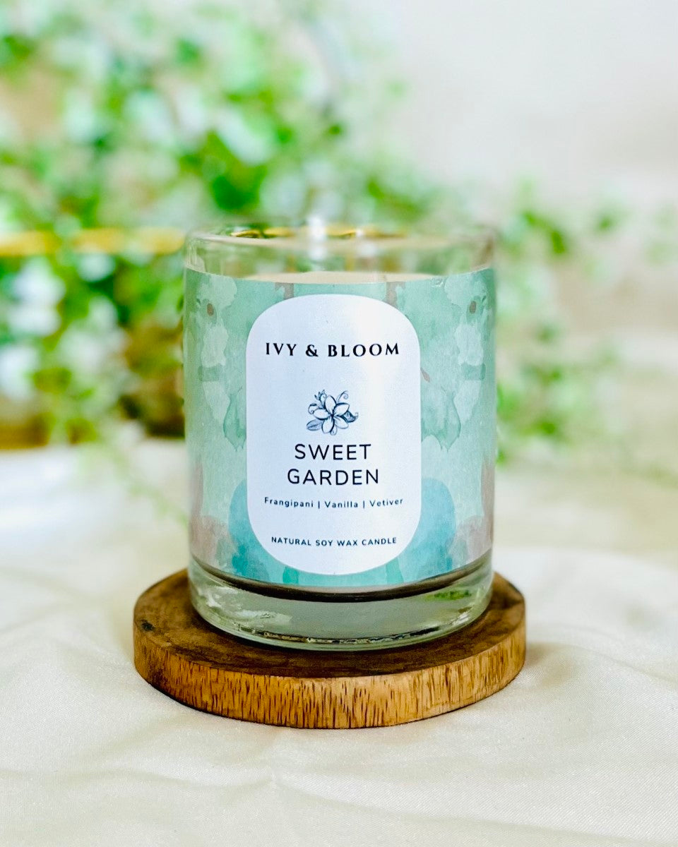Sweet Garden Perfume Scented Soy Wax Candle (Maxi)
