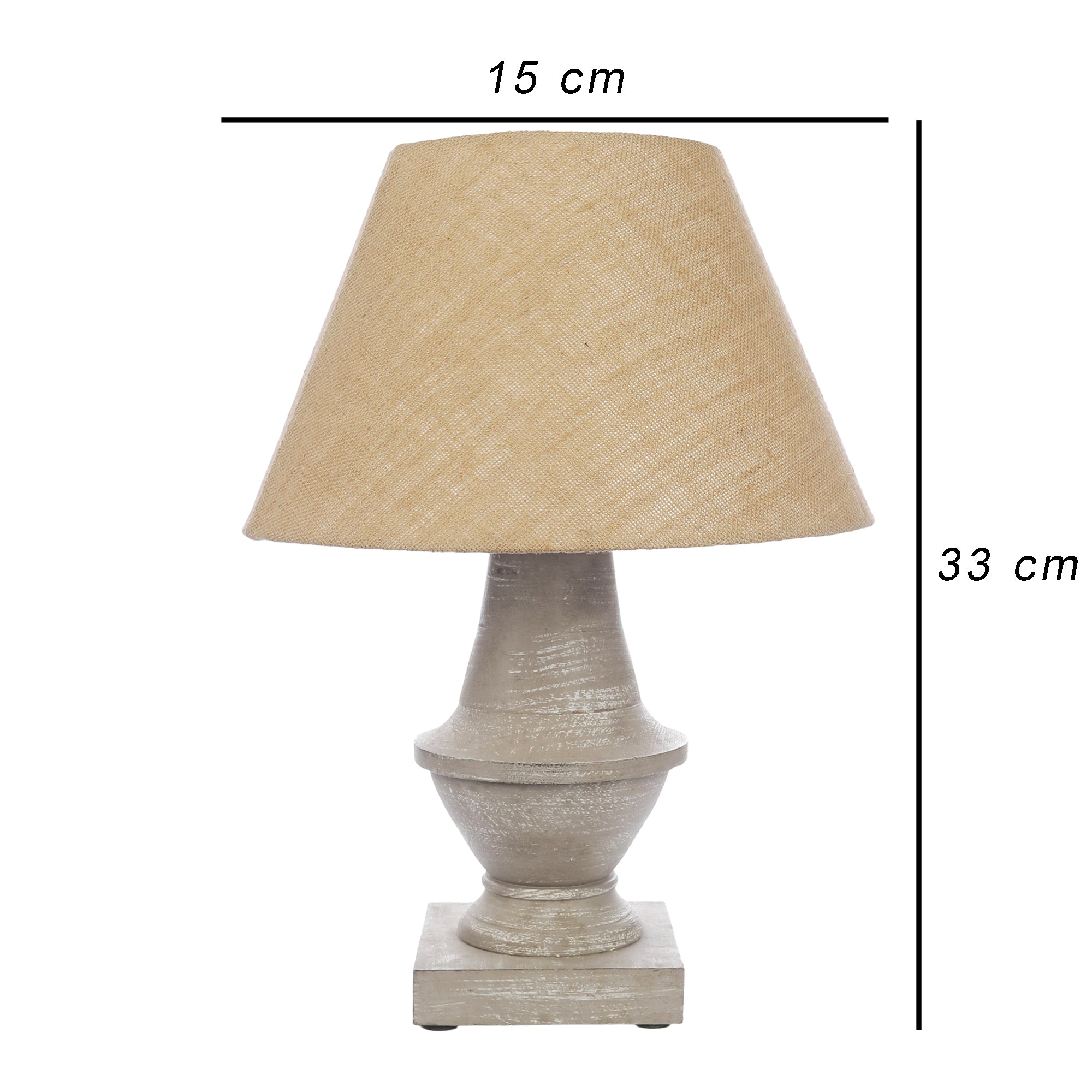 Hand Crafted Antique Table Lamp With Shade (Includes Bulb)
