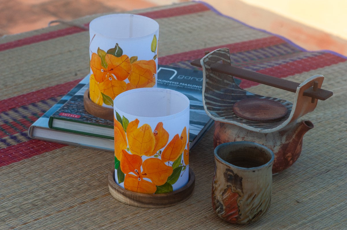 Bougainvillea Shades Tea/Table Lamps