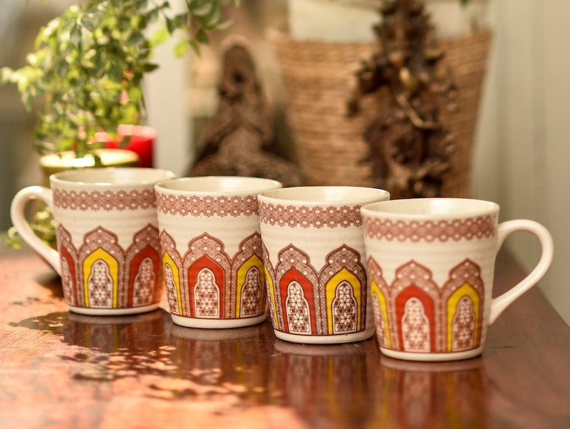 Touch of Regalia Coffee Mugs ( Set of 4 )