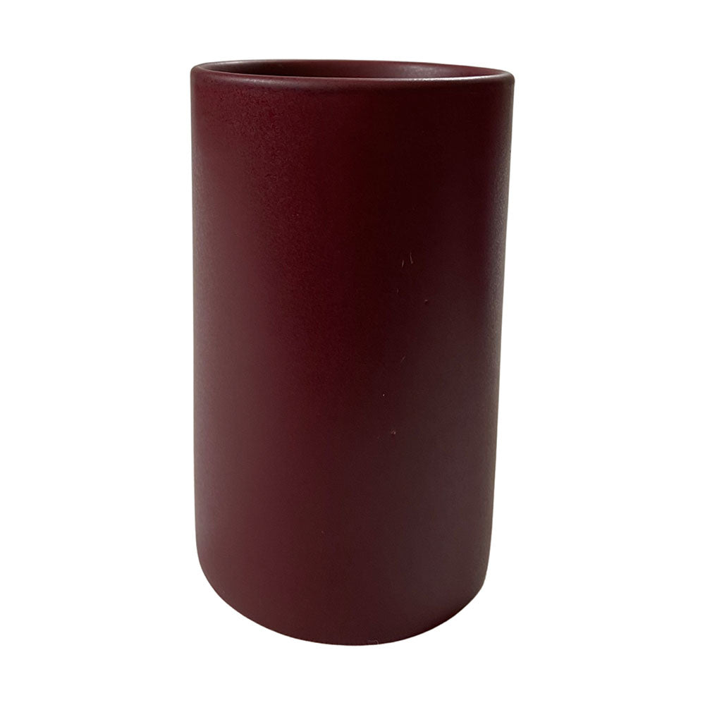 Matte Maroon Ceramic Glasses With Jug (Set of 5)