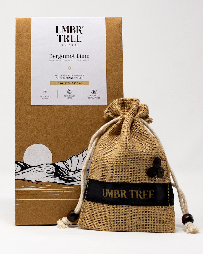 Bergamot Lime All-Natural Fine Fragrance Pouch