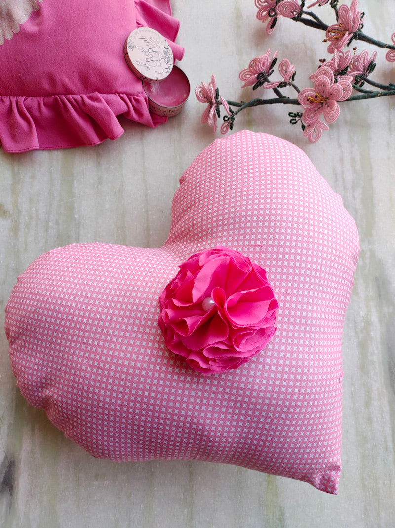 Valentine Special Handcrafted Heart Cushion