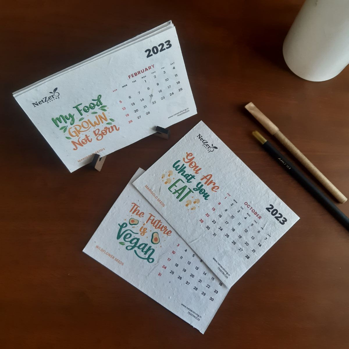 Handmade Plantable Calendars