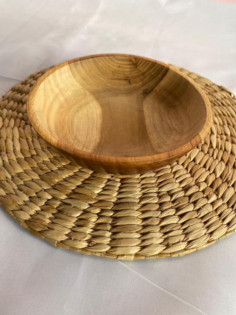 Handcrafted Eco-friendly Wooden Bowls (Set of 2)