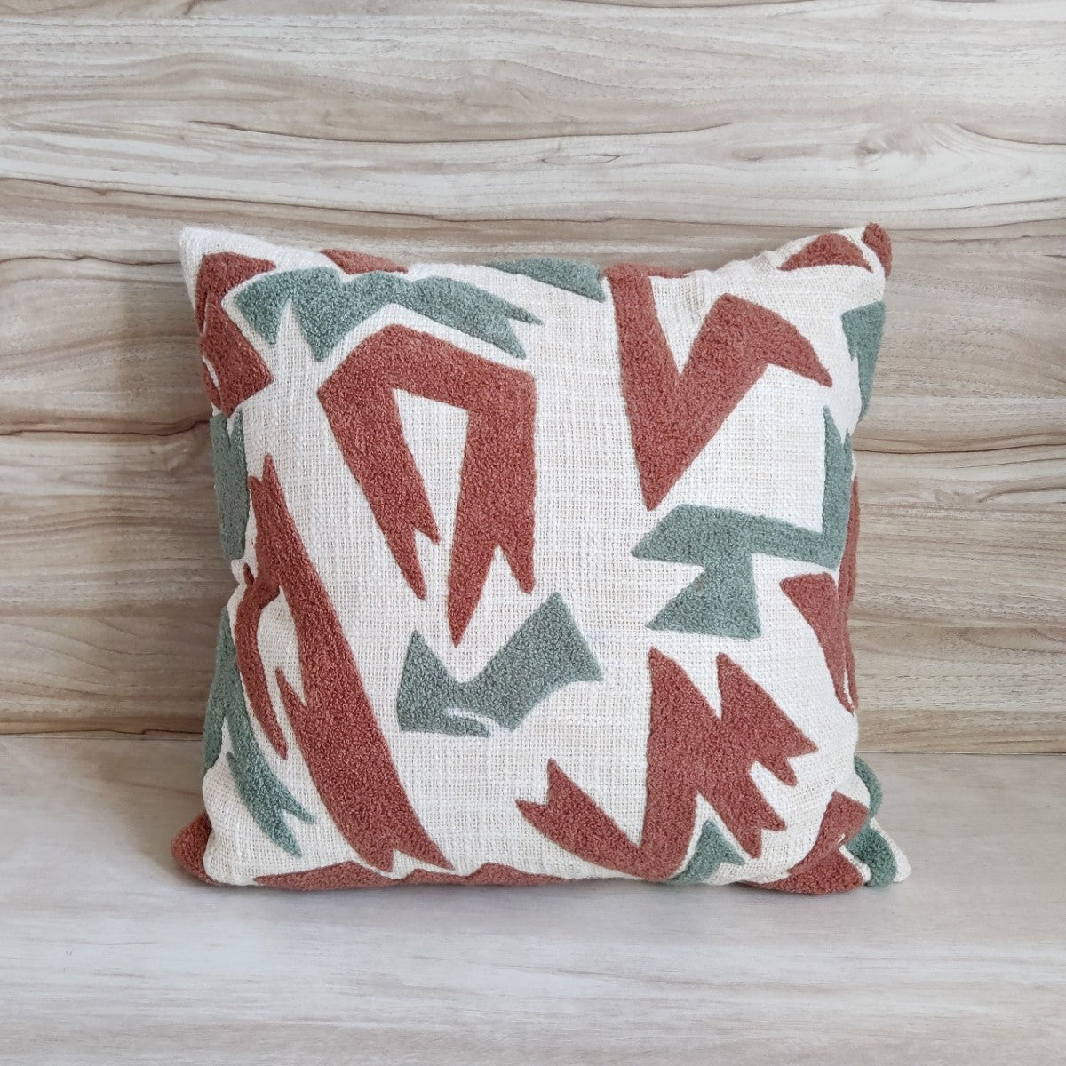 Aari Embroidered Abstract Design Cushion Cover