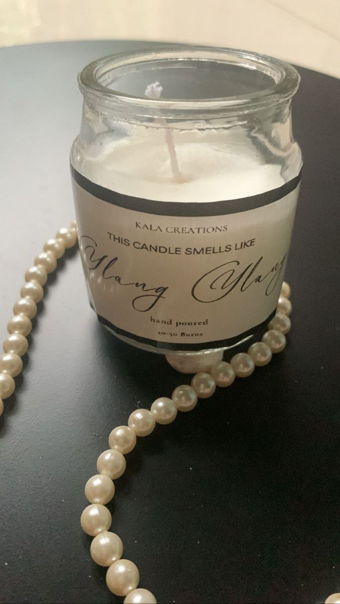 Glass Jar Scented Soy Candles - Soy Wax with Scented Essential Oil