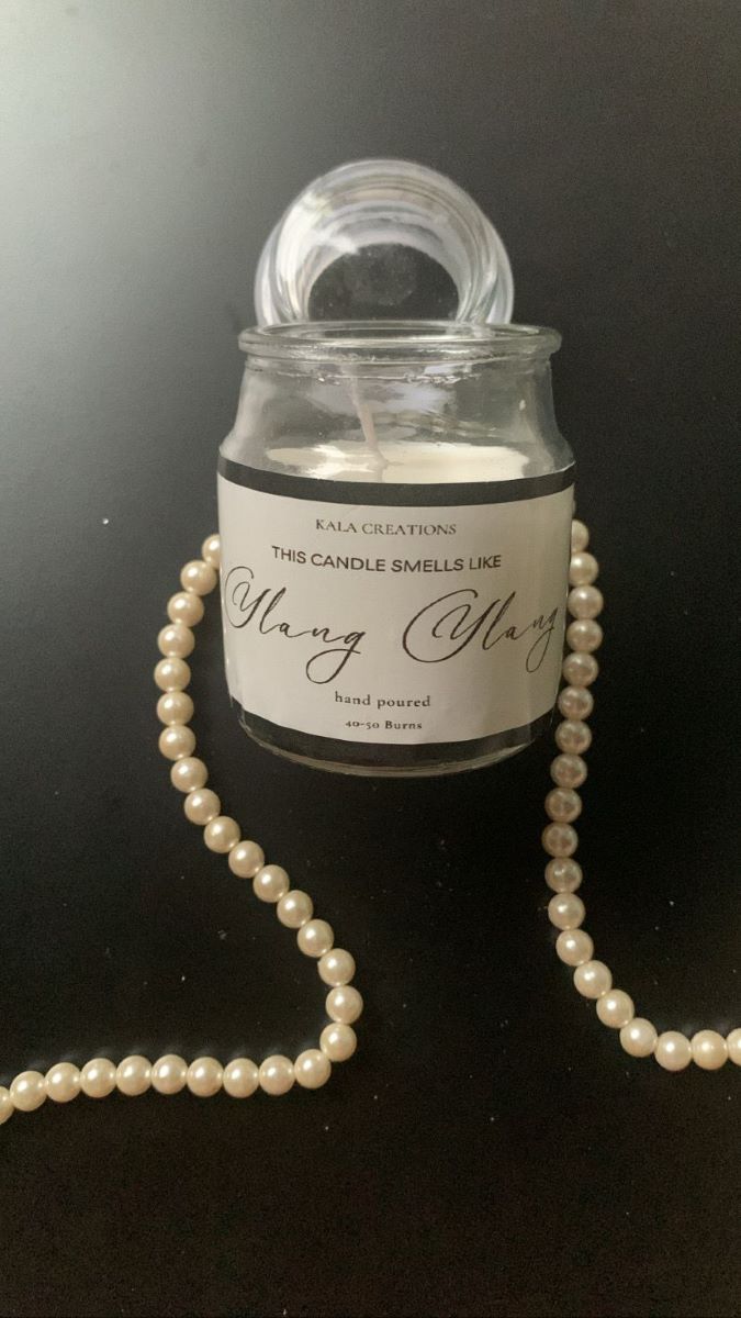 Glass Jar Scented Soy Candles - Soy Wax with Scented Essential Oil