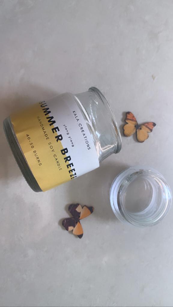 Glass Jar Scented Soy Candles