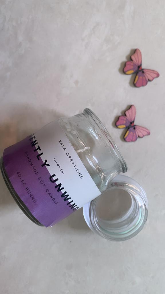 Glass Jar Scented Soy Candles