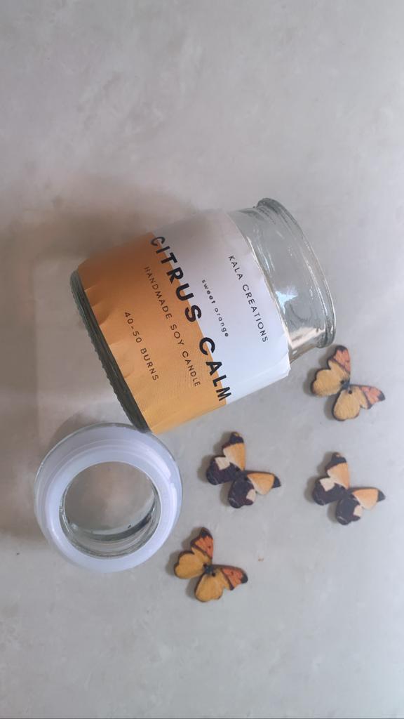 Glass Jar Scented Soy Candles