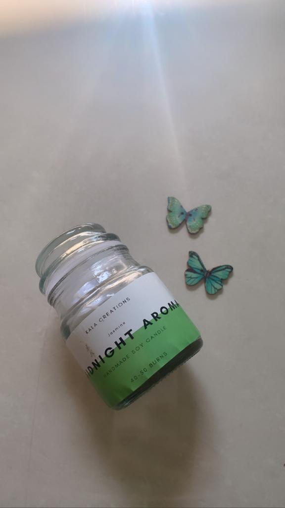 Glass Jar Scented Soy Candles
