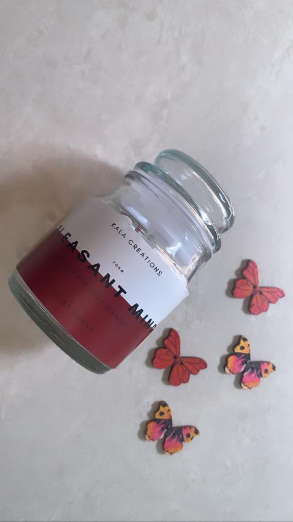 Glass Jar Scented Soy Candles