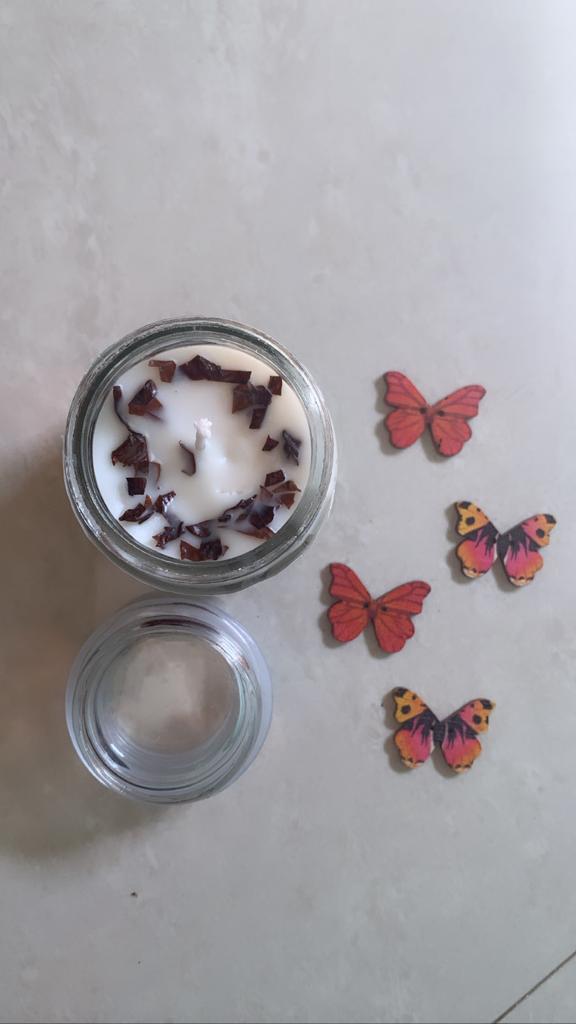 Glass Jar Scented Soy Candles
