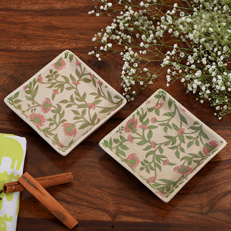 Whispers of Spring Platters (Set of 2)