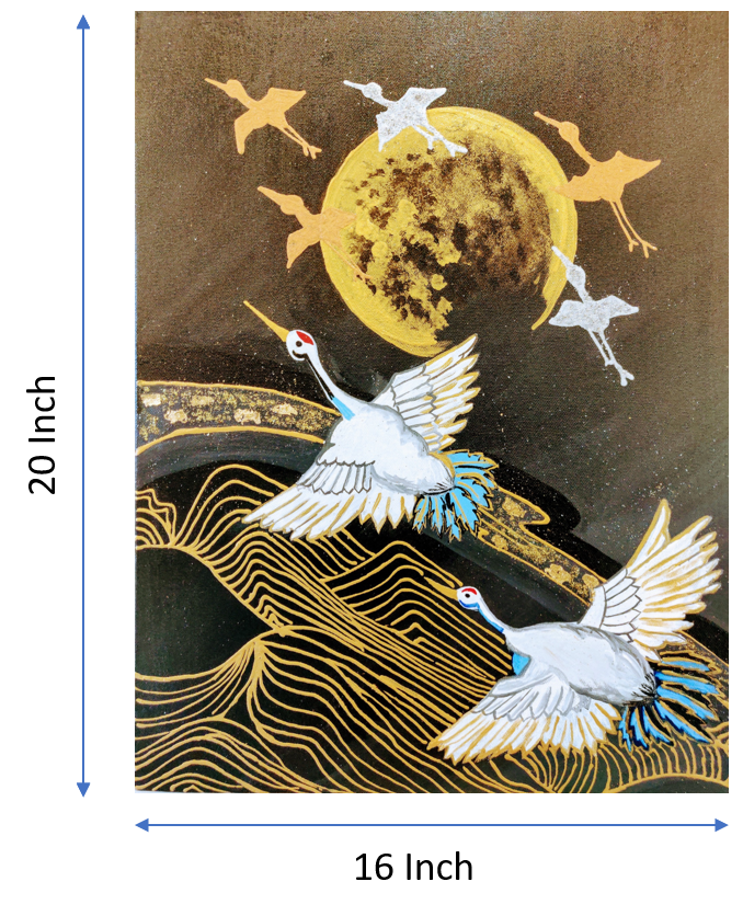 Canary Yellow Seagulls Artwork