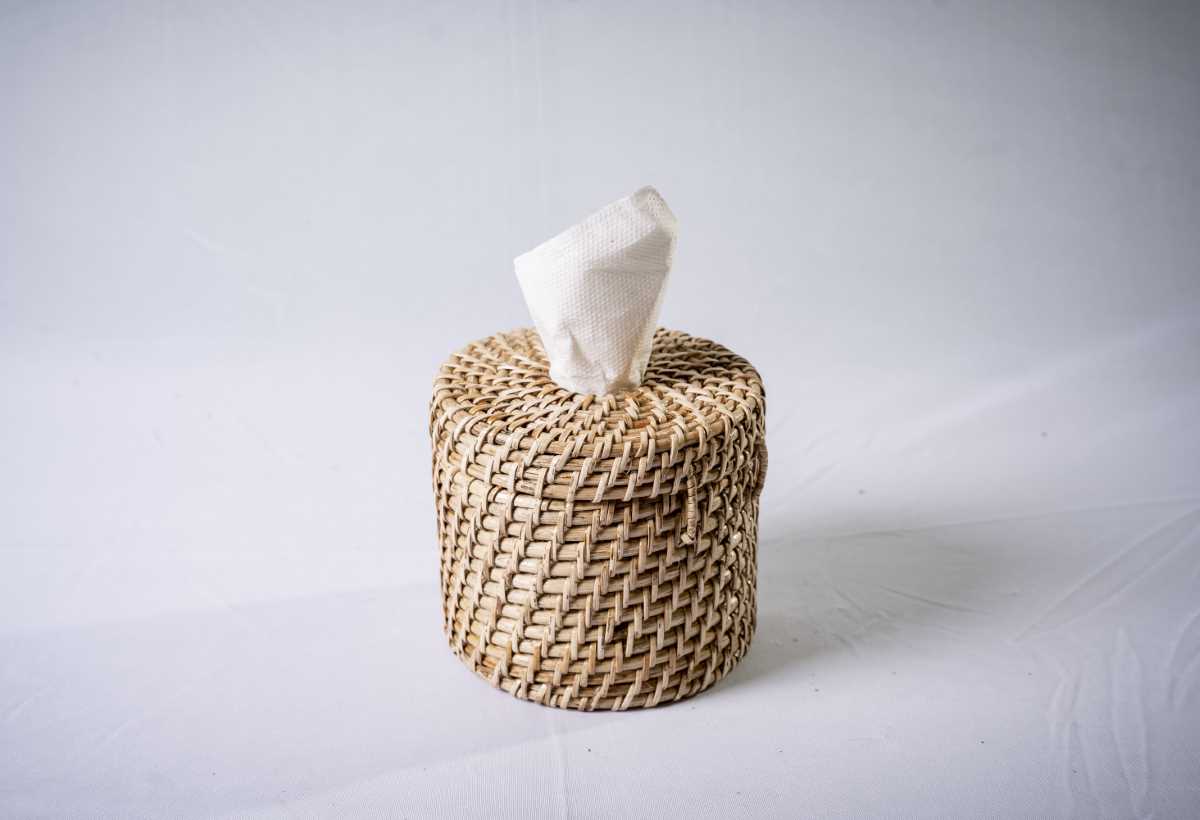 Round Shaped Tissue Box