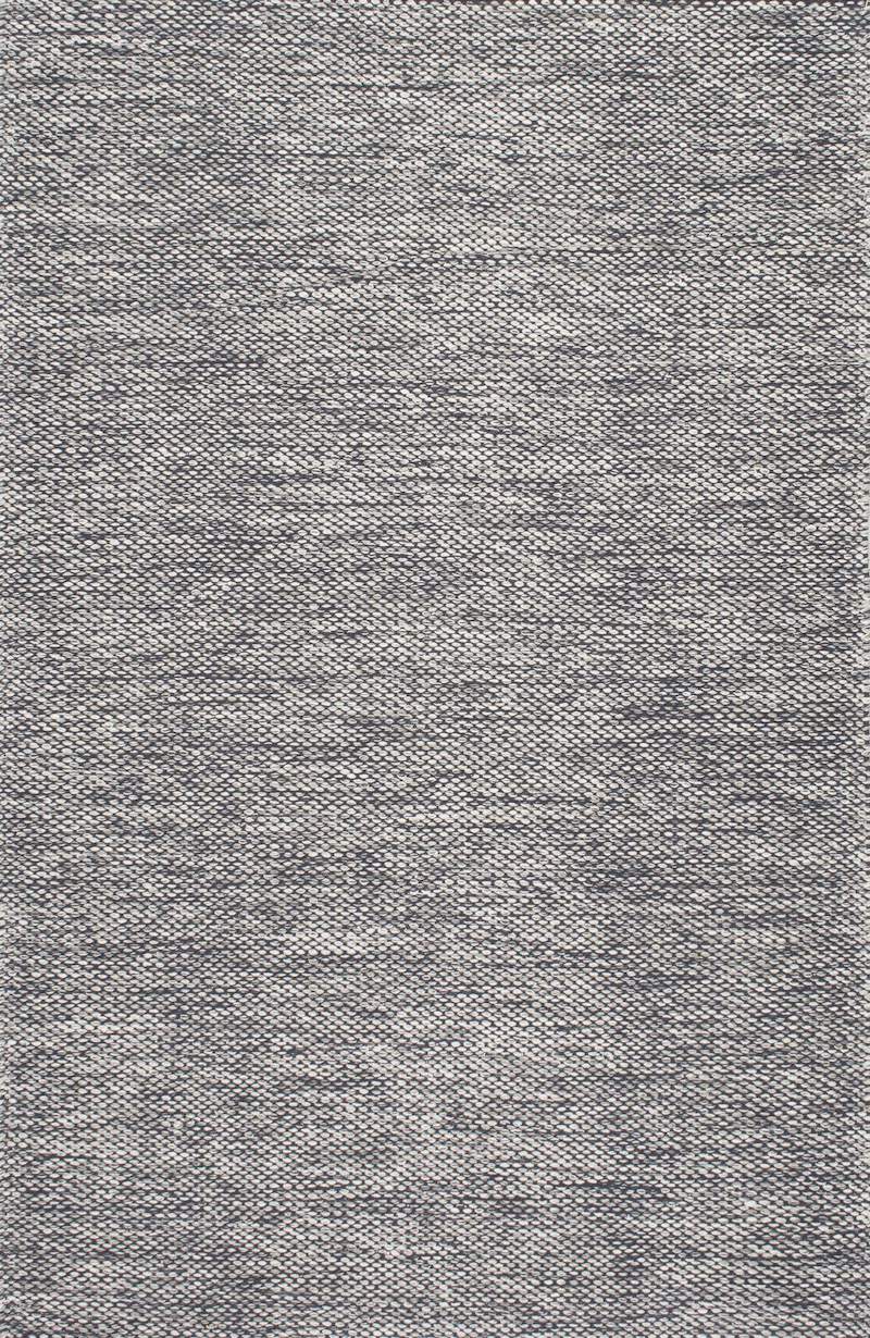 Frost Grey Handwoven Wool Rug