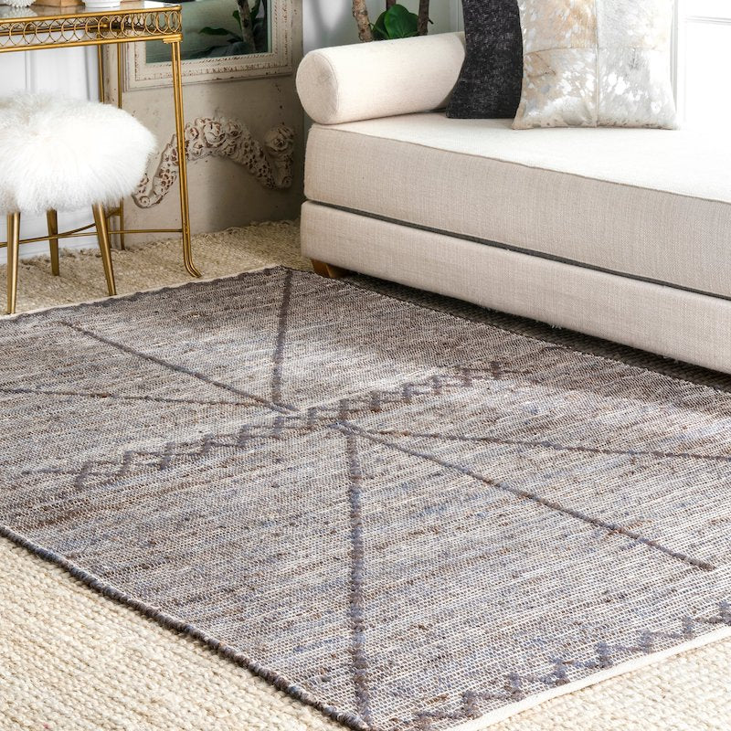 Grey Hawk Contemporary Handwoven Wool Rug