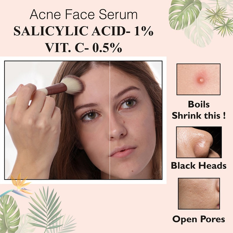 Acne Face Serum With Salicylic Acid & Vitamin C | 20ml