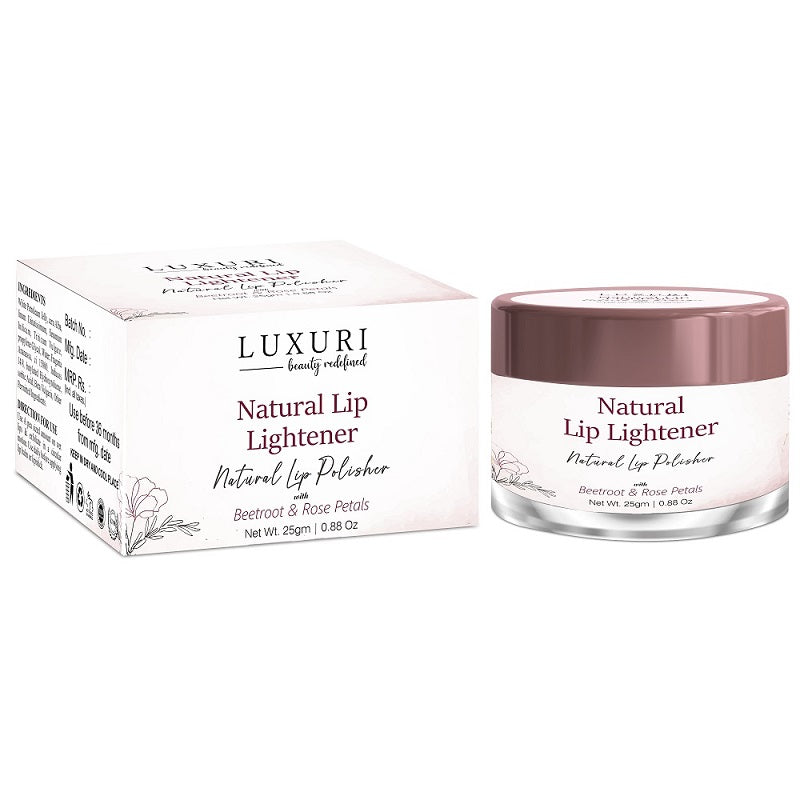 Natural Lip Lightener With Beetroot & Rose Petals - 25gm
