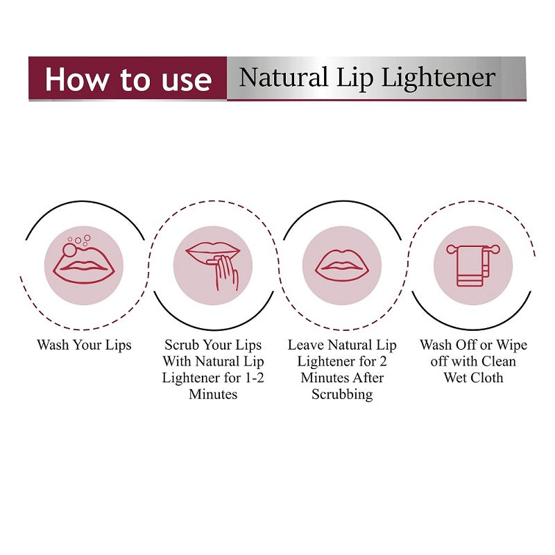 Natural Lip Lightener With Beetroot & Rose Petals - 25gm